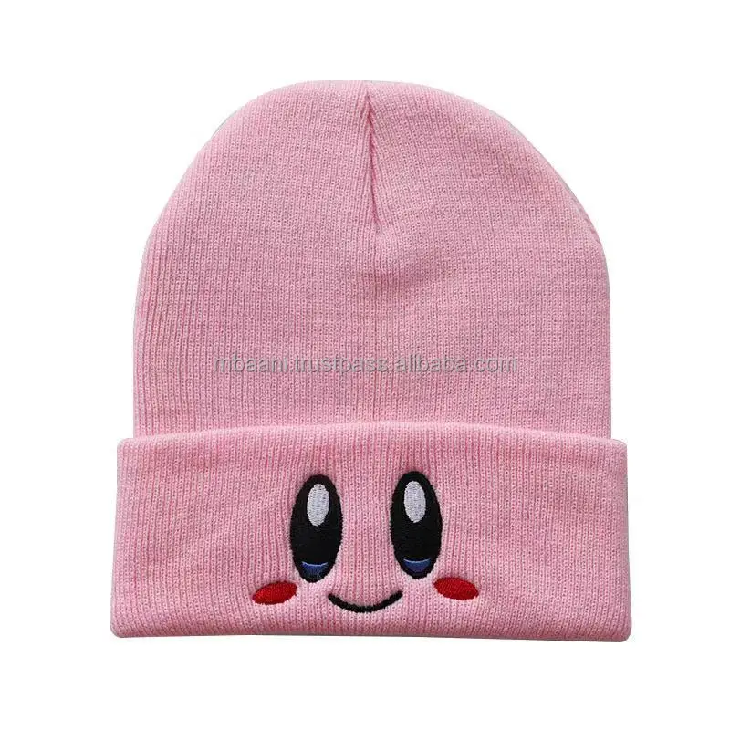 Wholesale  winter knit beanie hat manufacturers warm beanie hat custom embroidered beanie