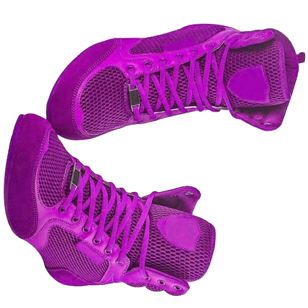 Best Selling Suede Leather Boxing Shoes Wrestling Martial Art MMA Gym Weightlifting gym Training Combat Sports Boxing Shoes