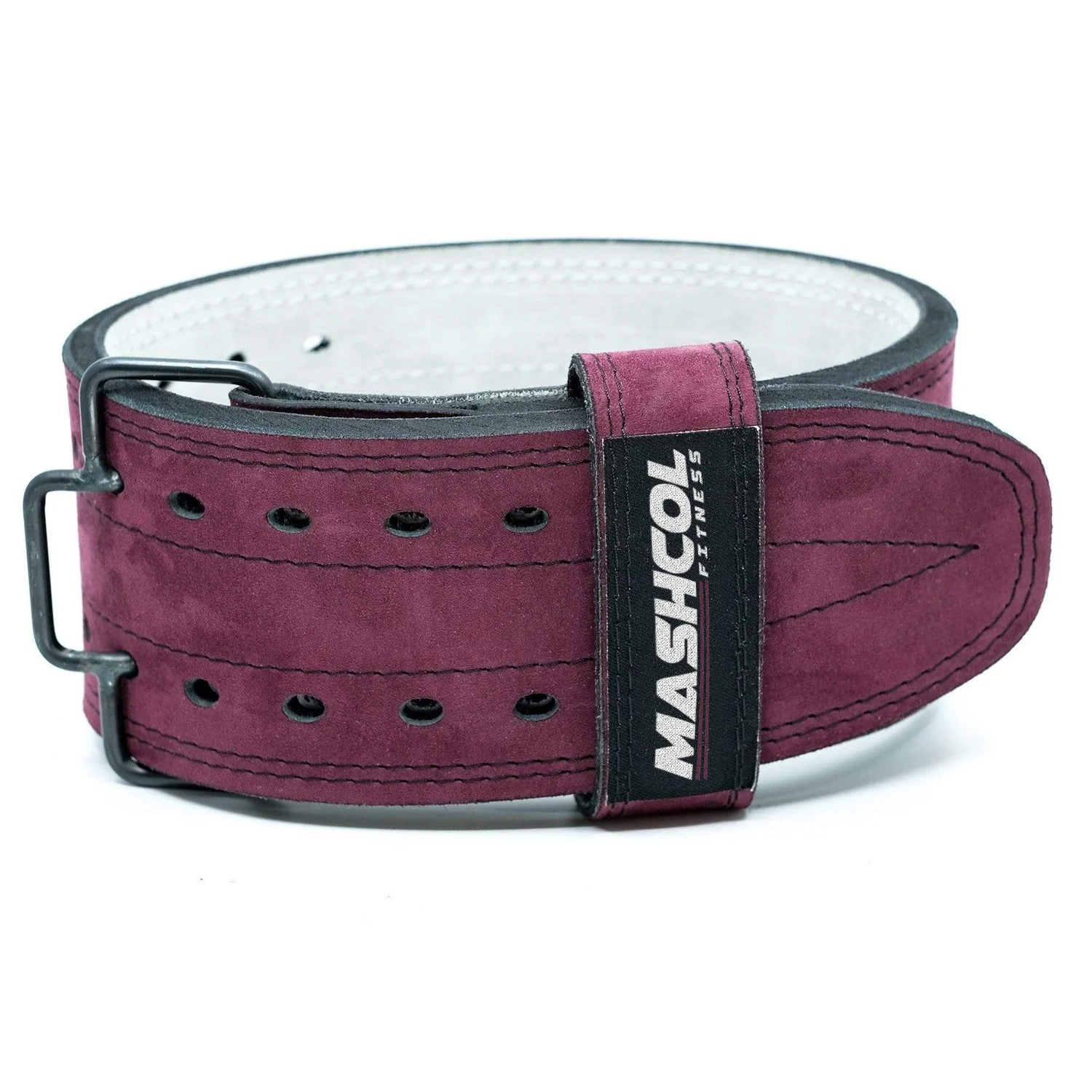 New Custom Logo Weightlifting Belt Quick Release Power Lifting Double Prong Belt Weight Lifting Back Waist Support Leather Belt