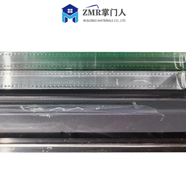 White and black aluminium window for house aluminum arch windows