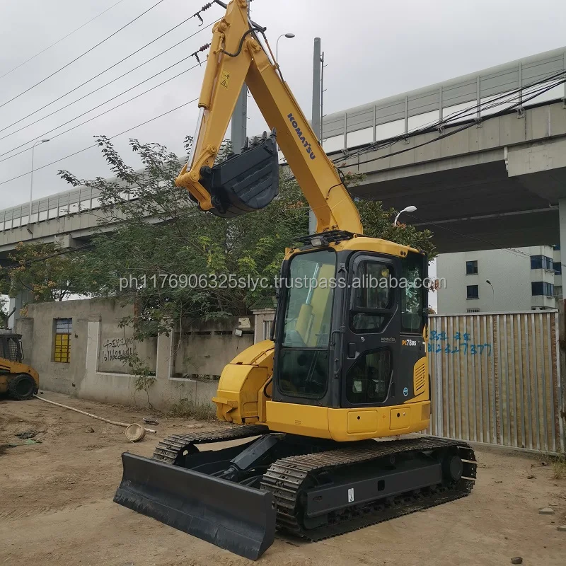 Used Japanese Excavator Komatsu PC78us Kumatsu PC78 crawler large digger cheap in shanghai