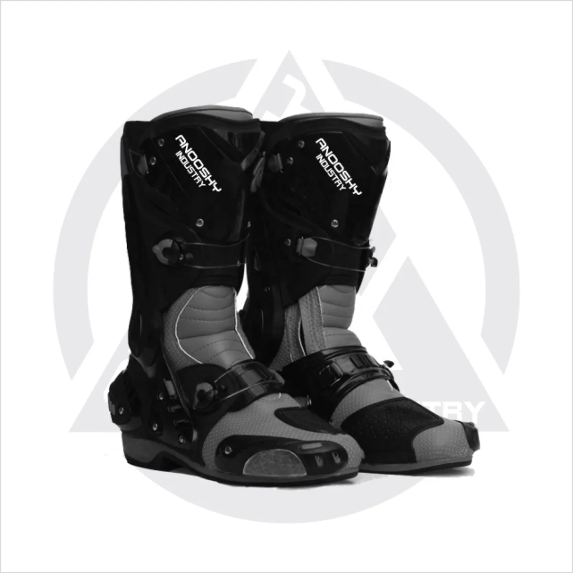 Fully Custom Motorbike Leather Shoes Racing Wear with Protection Design and Logo Plus Size OEM Demand