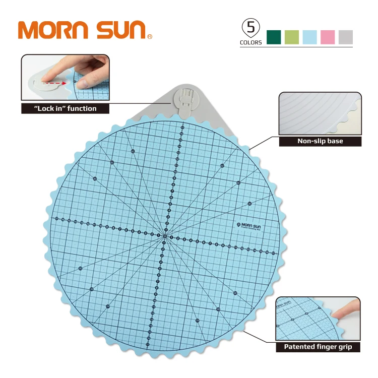 Taiwan art craft tool supply 14' Self Heal Panted NEW PVC Sew Self Healing Fixable Rotary Cutting Mat for Sewing