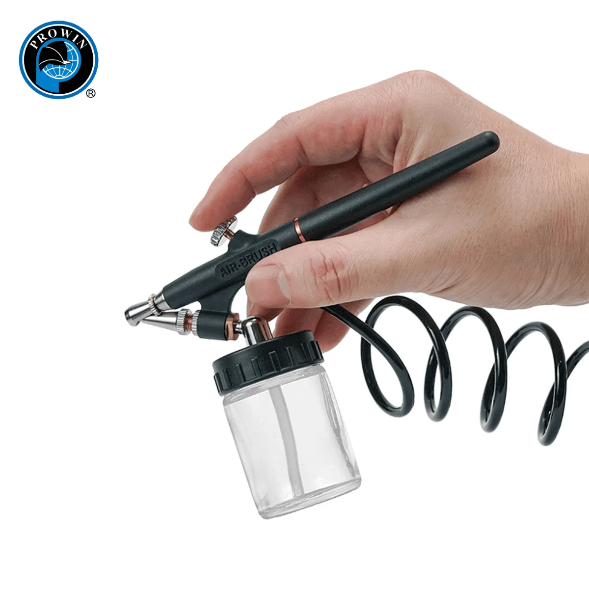 Quality Airbrush Machine Kit with 22cc glass jar for decorating birthday cakes