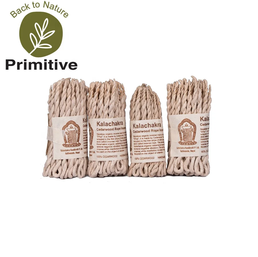 Nepalese Rope Incense handmade Eco-friendly yoga meditation aromatic Fragrance prayer Incense made by juniper leaves powder NP