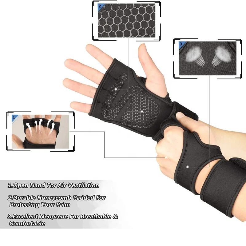 High Quality Custom Weightlifting Grip Pads Gym Workout Palm Protector Wholesale Gym Chiba Grip Pads Gym Yoga Exercise Grip Pads