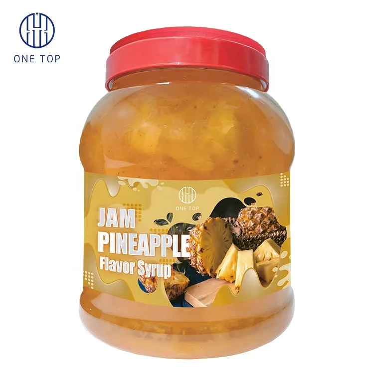 Сироп со вкусом ананаса (ингредиент Пузырькового чая варенье)