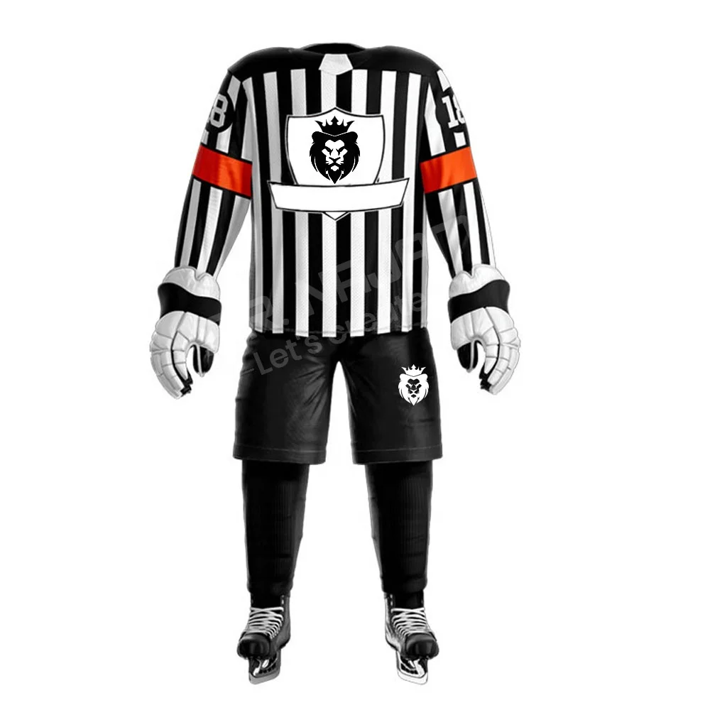 Дышащая мужская Джерси для хоккея на поле из чистого 100% полиэстера униформа льду с сублимационной печатью