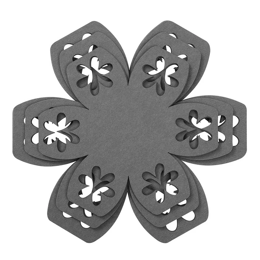 12pc Custom Non Slip Avoid Scratching Felt Pan Protector Pan Pot Separator Stacking Protection