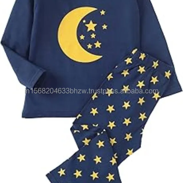 Ночной костюм из чистого хлопка для детей от 2 до 10 лет