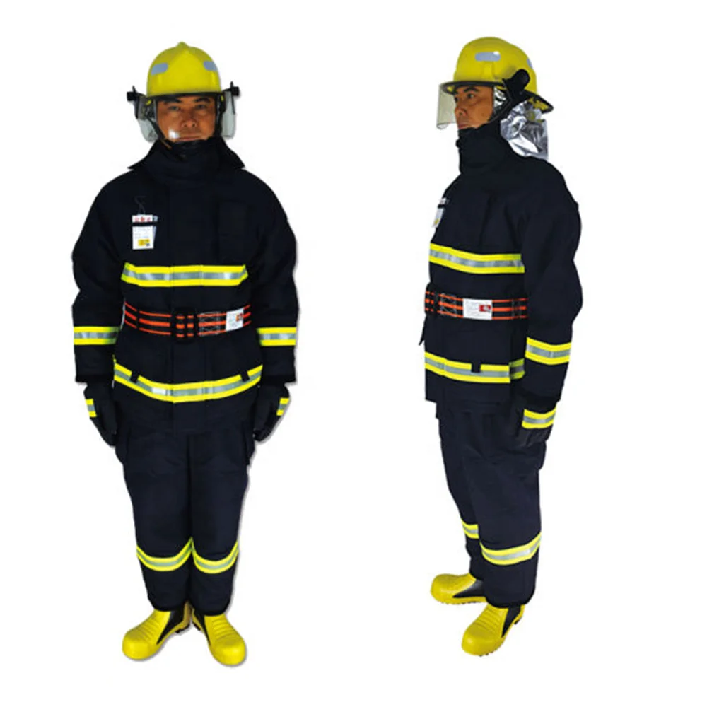 Nomex Fire retardant Fire Fighting clothes high quality fireman suits with cheap price best quality