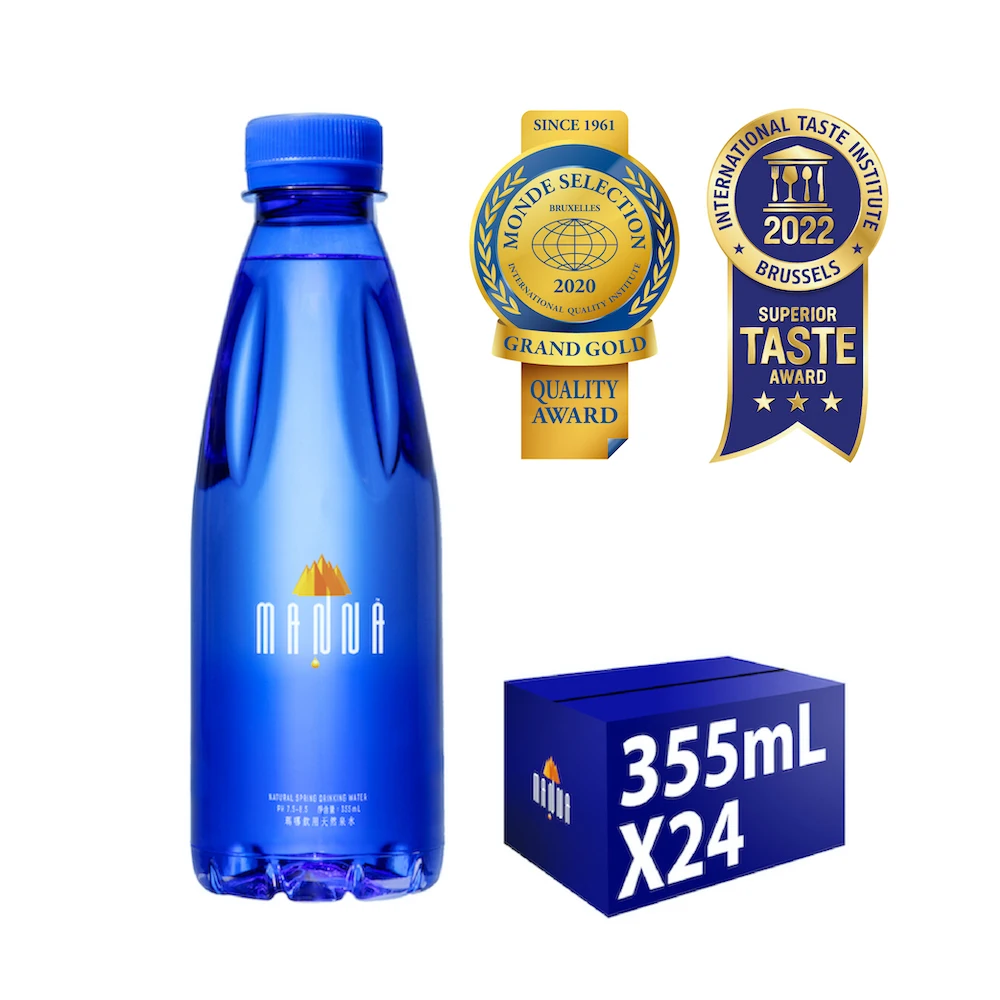 MANNA natural mineral water cold spring water 355ML
