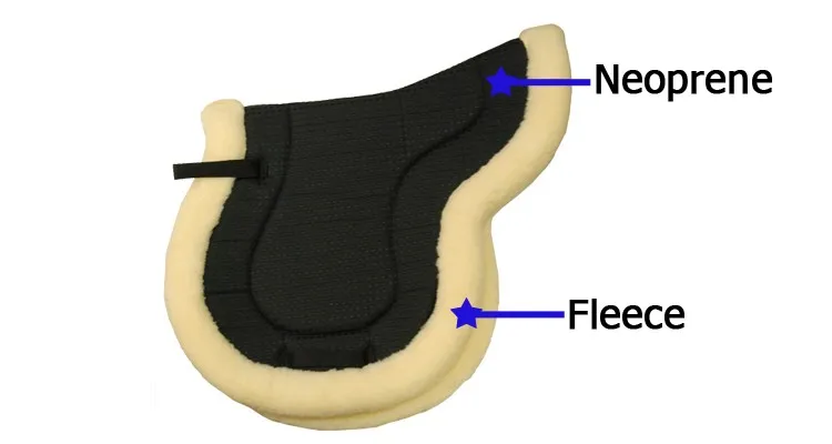 Подседельная подушка для одеяла лошади из английской овчины