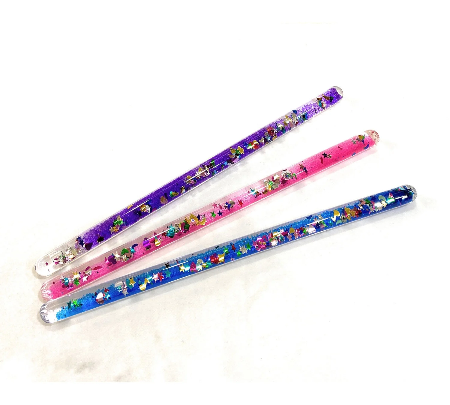 Promotional Glitter Wand Educational Item Magic Wand for Kids and Elderly Gift
