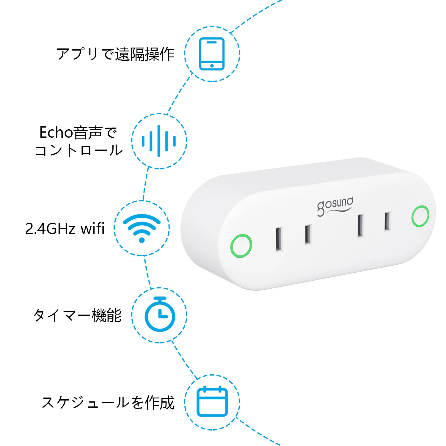 Умная Wi-Fi розетка JP работает с умным выходом Alexa Google, не требуется концентратор, мини розетки