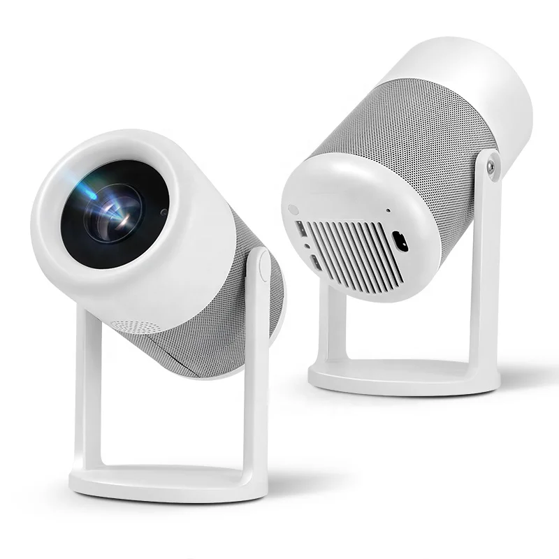 AUN A004 Mini Projector Portable Android 11 Home Theater Cinema VideoProjector Bluetooth WIFI Sync IOS Smartphone 1080P 4K Movie