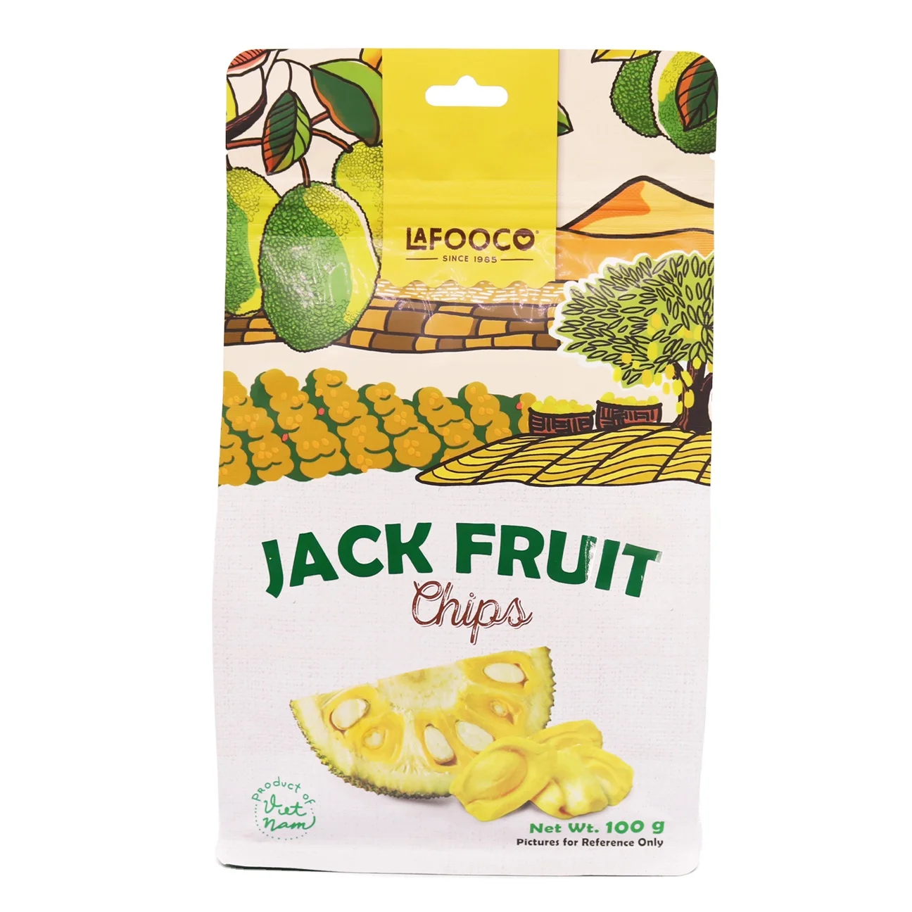 Thai Jackfruit Chips Pack Bulk 5 kg Aluminum Bag Made in Vietnam