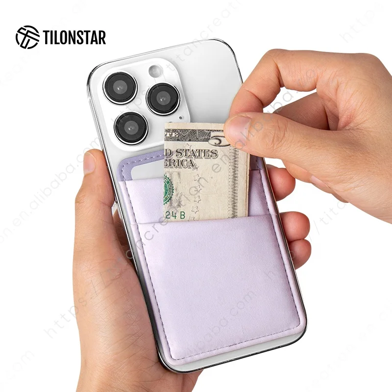 TILONSTAR TWM143 кожаный бумажник для кредитных карт Rfid держатель магнитный мобильного телефона