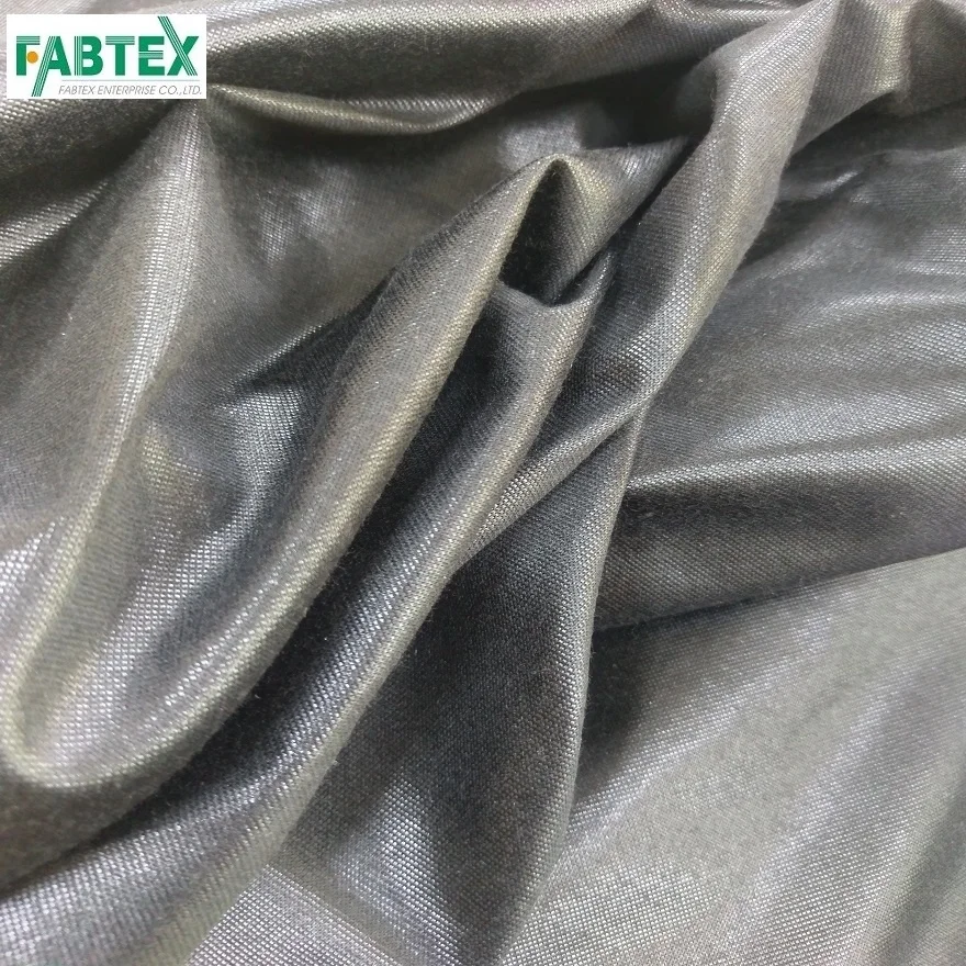 
Sustainable fibers 100 recycle polyester interlock solid knit fabric for lining #DPT-6066R 