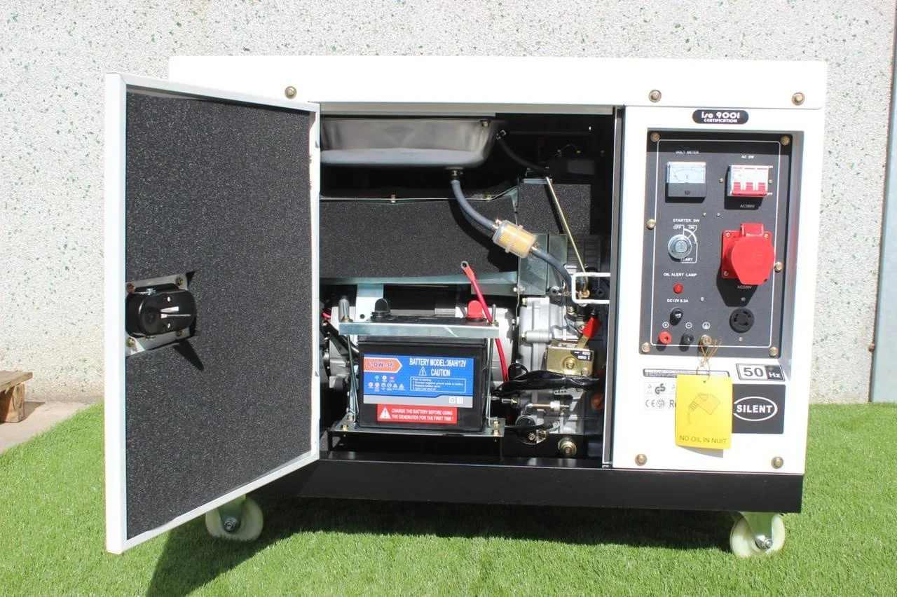 Diesel Generator Hot Sale 6KW Air Cooled Diesel Generator low price genset sound proof diesel generators