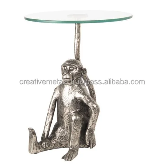 
European Style Furniture console table Round Coffee End Table with Different Color Metal 