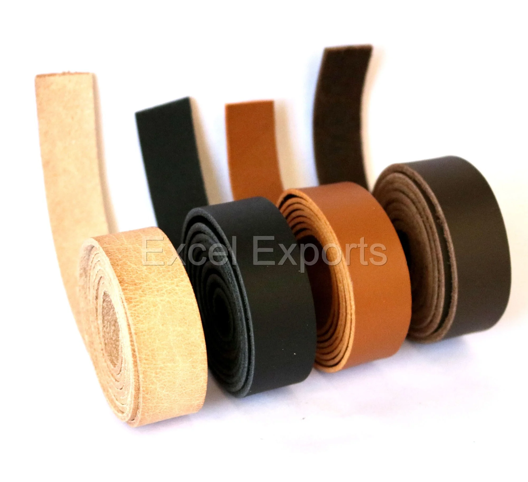 Wholesale Flat leather cord Flat leather strip is available from 10mm to 100mm width leather cord for jewelry belt hanking