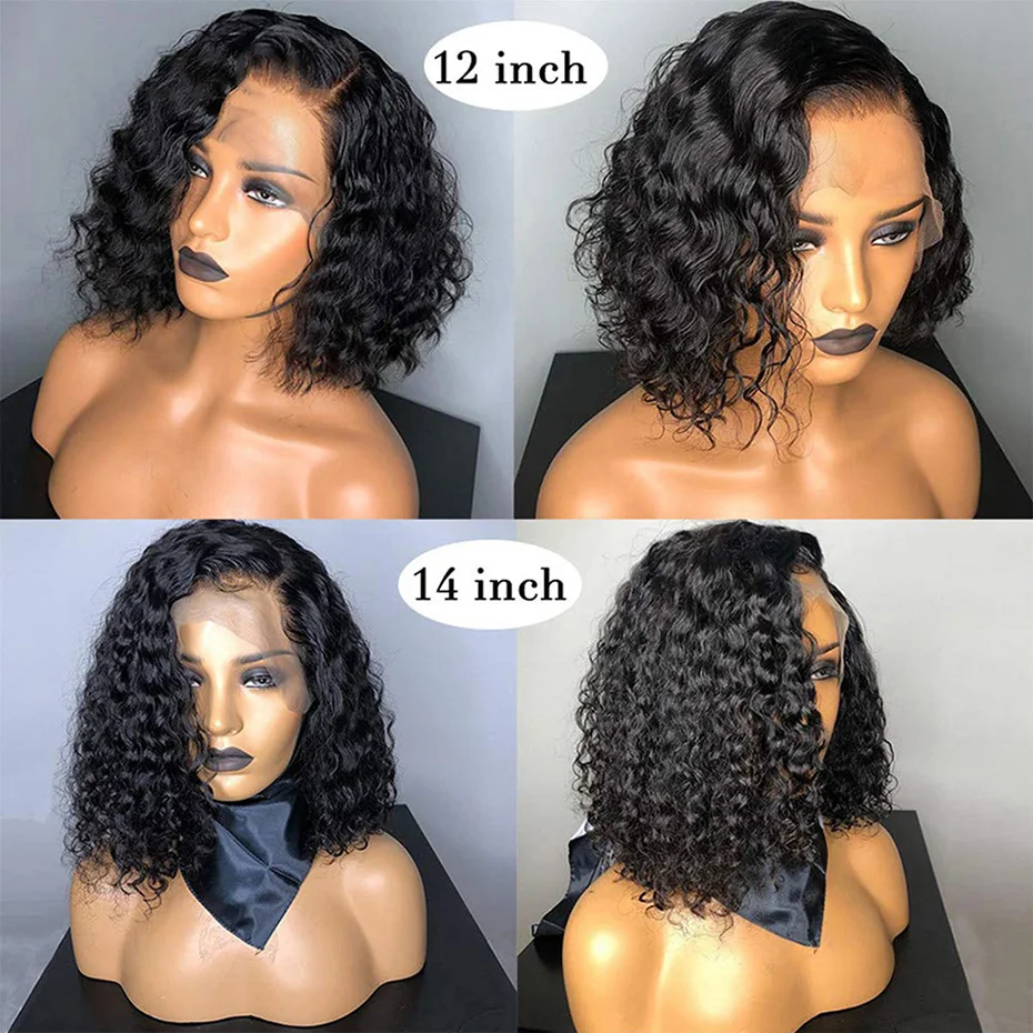 28 30 Inch HD Lace Frontal Closure 360 Brazilian Deep Wave 4x4 13x4 13x6 Lace Front Human Hair Wigs for Black Women