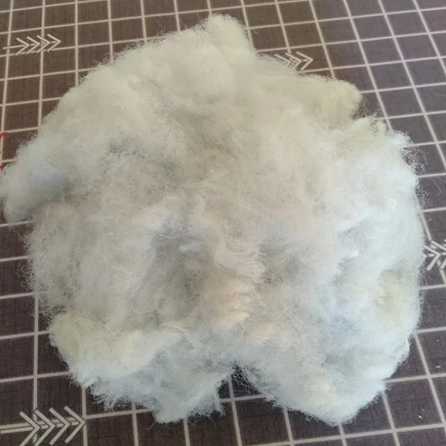 High quality Polyester staple fiber 6 Denier Solid White Vikohasan Manufacturer and synthetic fiber and GRS polyester Fibres