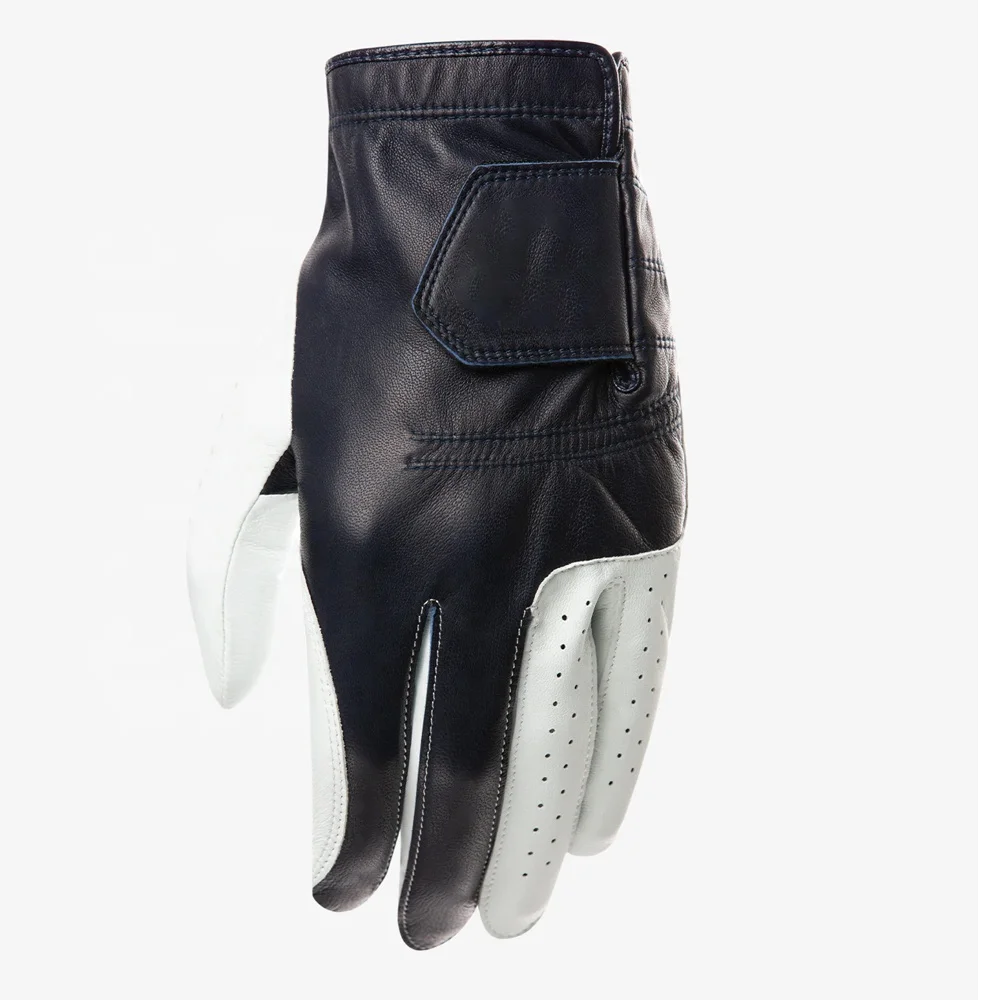 Manufacturer custom golf glove cabretta leather magnetic ball marker left right hand golf glove in high quality made in pakistan
