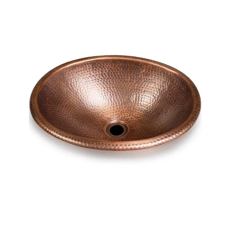Metal Solid Foot Rest Hammered Soak Spa Bowl Pedicure Copper for the Cosmetic