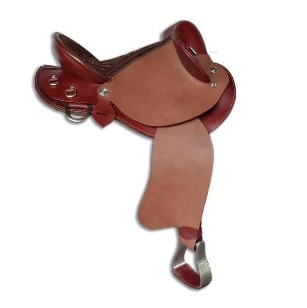 Horse Saddle  Equestrian Horse Riding Genuine Leather Australian Stock Saddle leather saddle