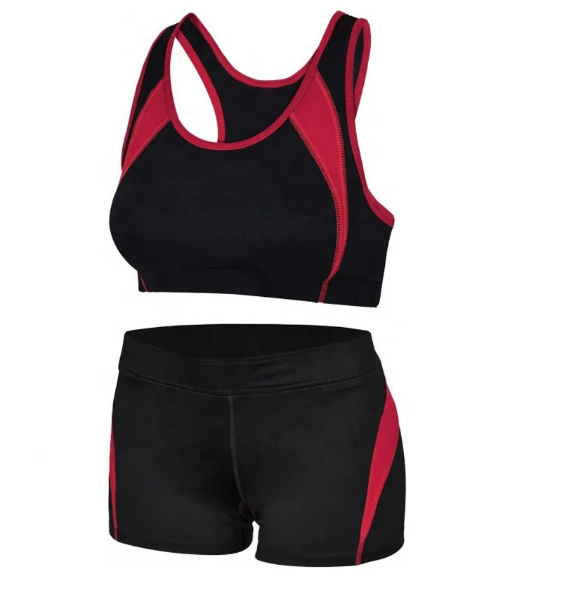 New Arrivals Kids Girls Patchwork Style Cheerleading Dance Clothes Set Cheerleading Costumes