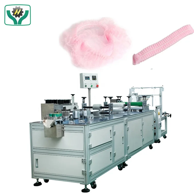 Машина для изготовления шапок для ванны из нетканого пластика