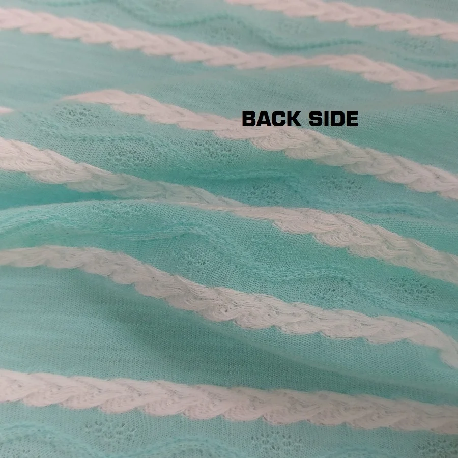 Polyester cotton knitted jacquard fabric for shirt kids wear textured fabric #SJ-36998