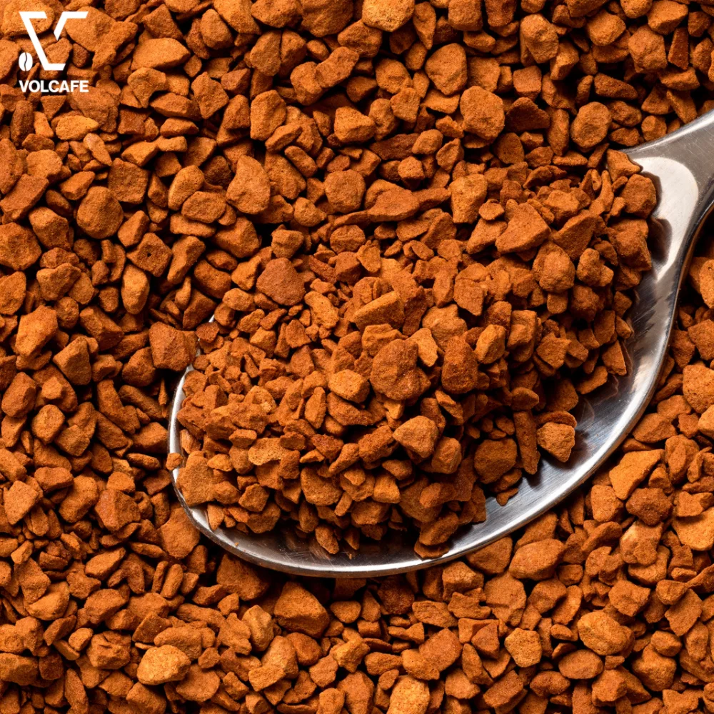 Топ вьетнамское происхождение растворимый кофе с насыщенным ароматом гладкий вкус замороженный сушеный кофейный порошок индивидуальная упаковка