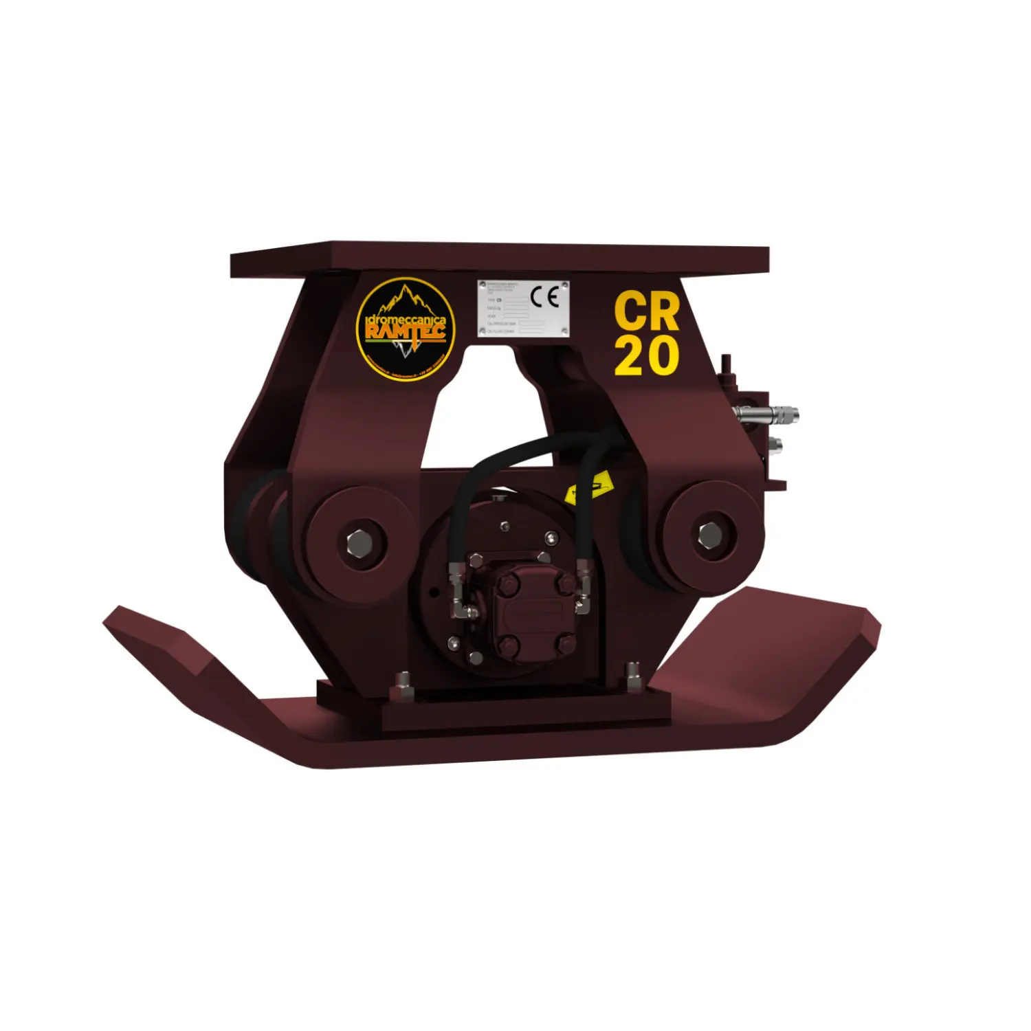 Factory Price for Ramtec CR 20 Small Hydraulic Soil Compactor Plate Vibrator Machine for Excavator