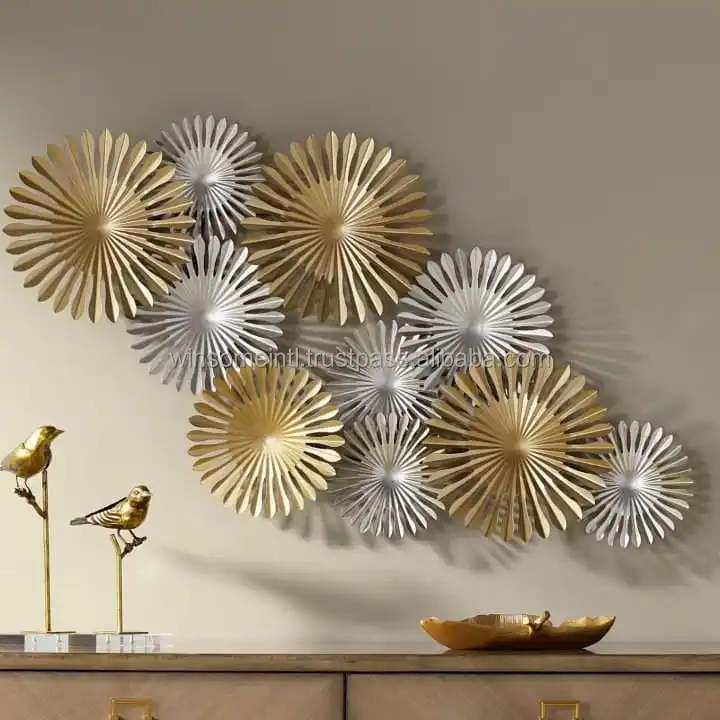 
Decorative Metal Sheet Multi Color Hanging Wall Art Plates Design and Classic Design For Living and Dining Decoration 