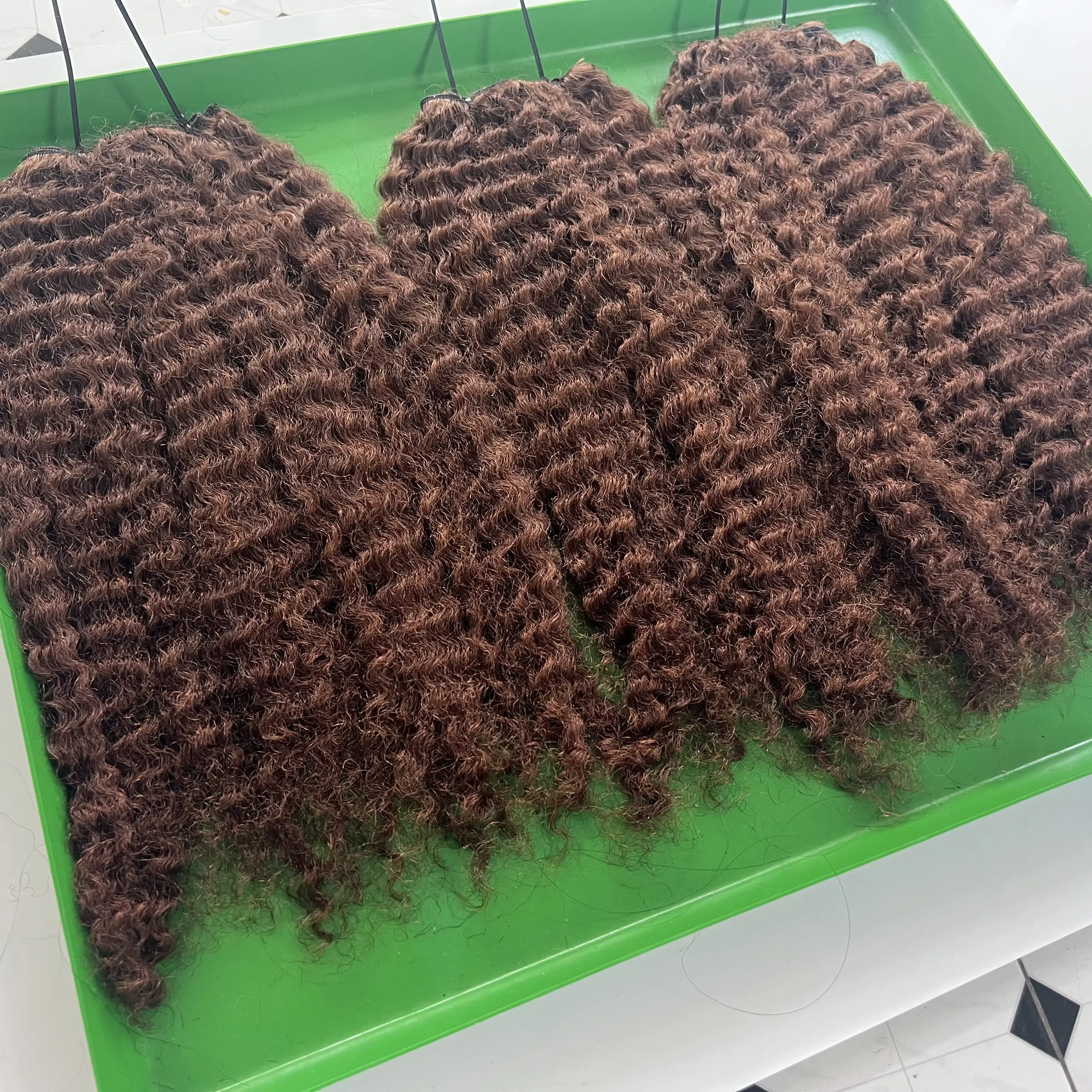 Price Wholesale Raw Hair Extension Wholesale Qhair Raw Hair Black Burmese Curly Genius Weft Machine Bundles From Qhair