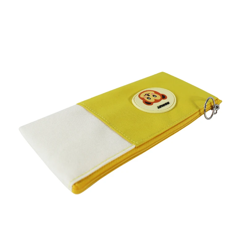 Custom Print Colour Korean Anime Kids children fabric stationary plain Cat korean kawaii pencil case