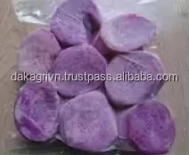 Frozen Purple Yam Sliced Vacuum Pack Packaging IQF Organic Whole Natural Taste Year Round Food Carrot