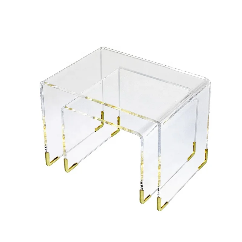 Transparent Lucite  Acrylic  Tabletop Display Stand