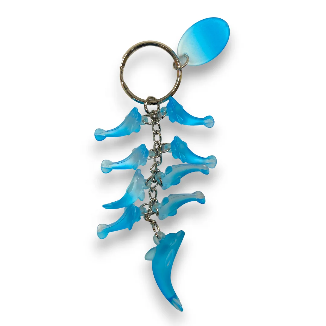 Dolphin Keychain 8 piece Colorful Keychain Sea Park Souvenir Wholesale Item