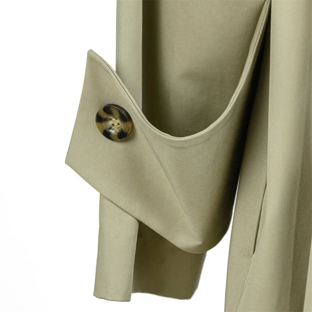 high quality Ladies  windbreaker long spring parka coat  outwear work jacket for women wholesale price