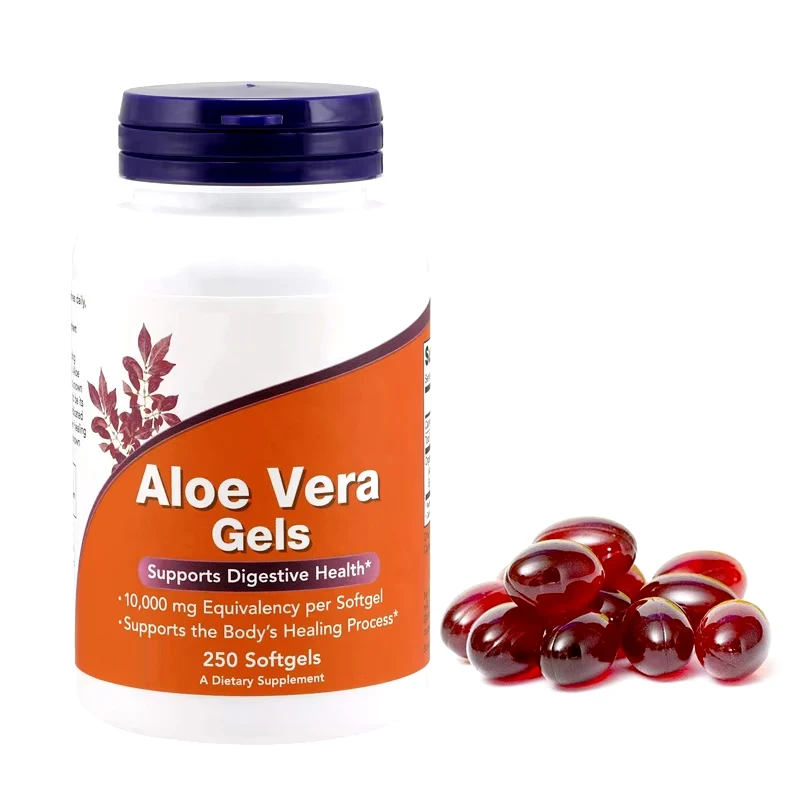 OEM/ODM Best Price Natural weight loss Aloe Vera Extract Soft slimming  Capsule Aloe Vera softgel for supports healthy  Capsule