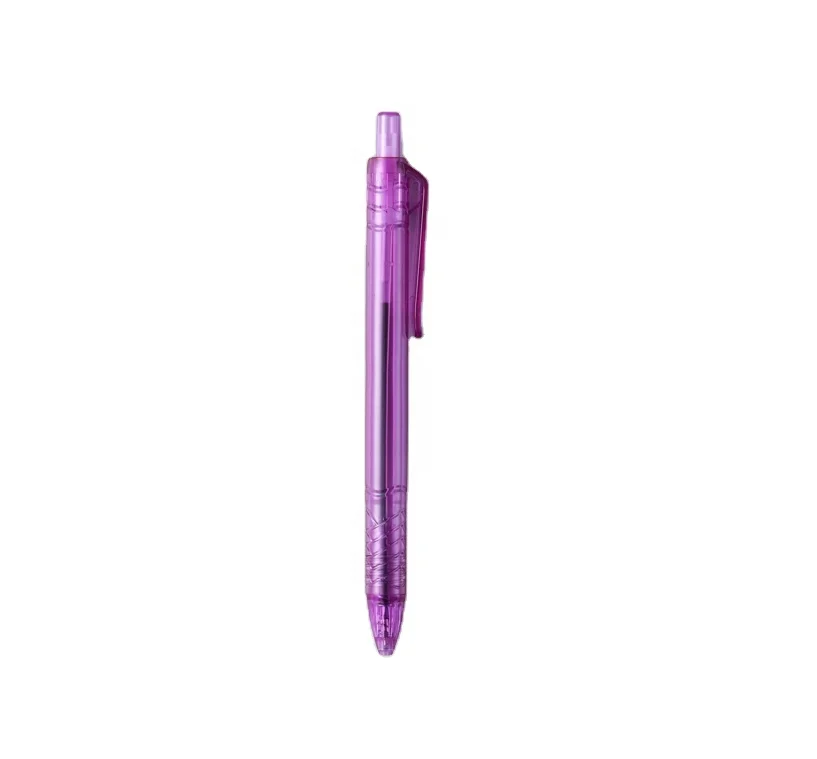 Transparent Ballpoint Pen custom logo from recycled plastic bottles