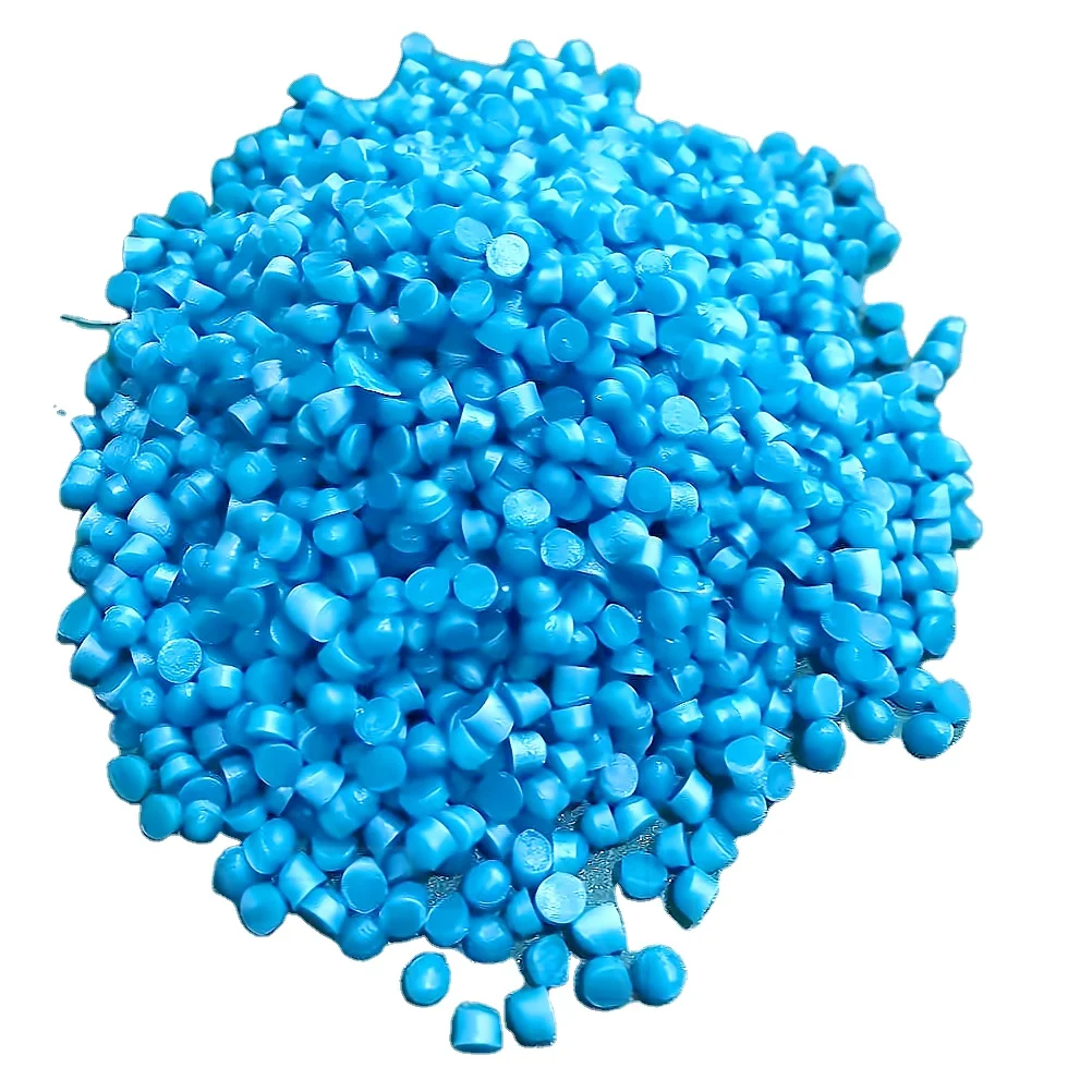 PE HDPE raw material granule white orange blue brown color HDPE