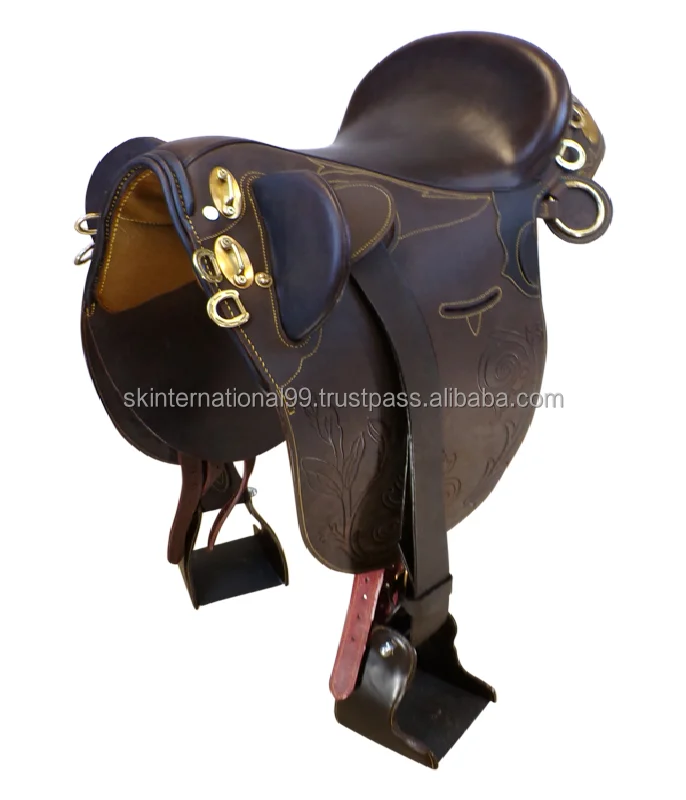 Top Selling Aussie Light Saddle Australian 18 Inch Used Bad Dog Ranch Australian Saddle Manufacturer from India