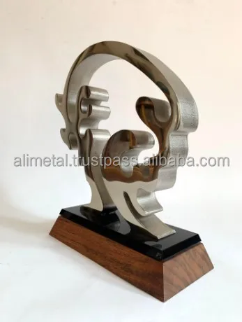 Abstract Biomorphic Metal Sculpture for Office Desktop Decorative Table Statue Home Decor Living Room decor