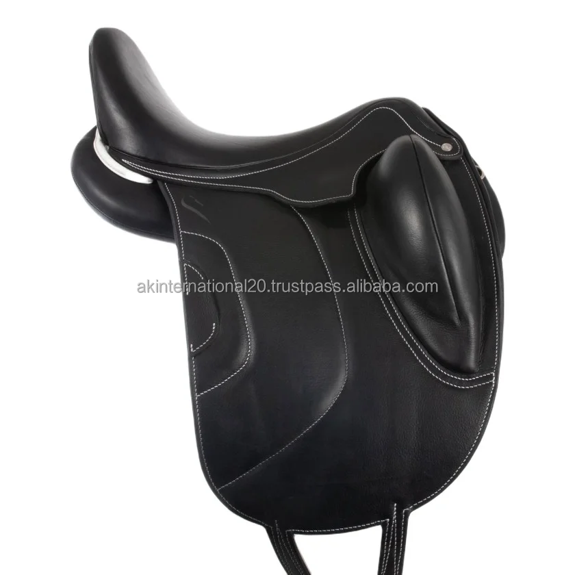 Premium Quality New Design English Dressage Saddle Soft Cow Leather English Horse Dressage Saddlery Equestrian