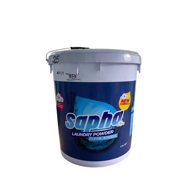 Big volume high efficient washing detergent bucket with nice fragrant/ Customized detergent laundry